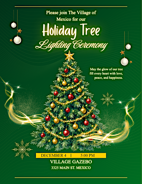 Holiday Tree Lighting Image